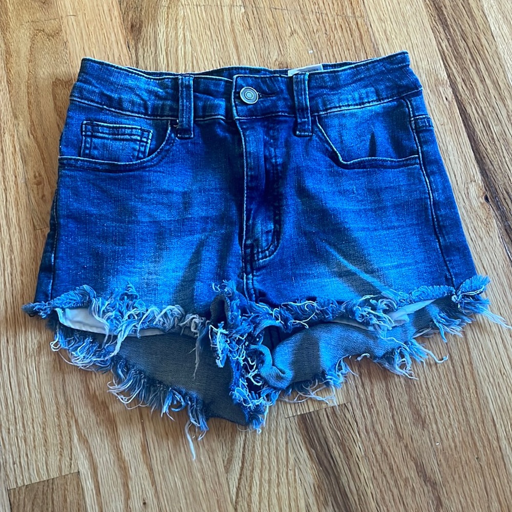 Brand new never worn denim shorts